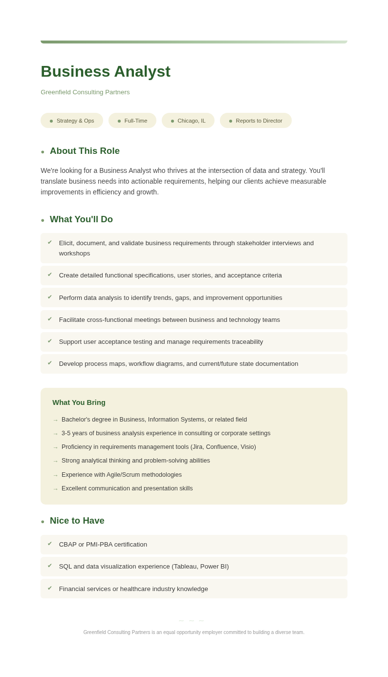 Soft organic job description